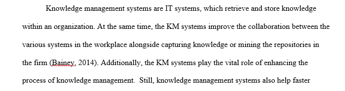 Knowledge management system