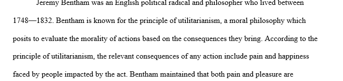 Moral philosophy