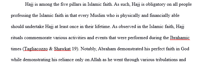 Muslim structures and pilgrimage