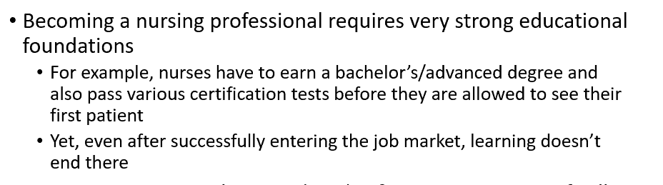 Nursing education