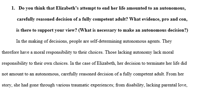 Personal autonomy and moral agency