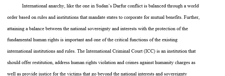 Policy perspectives on international criminal court  