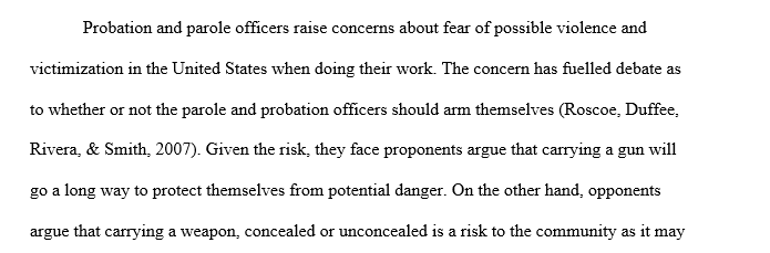 Probation and parole officers