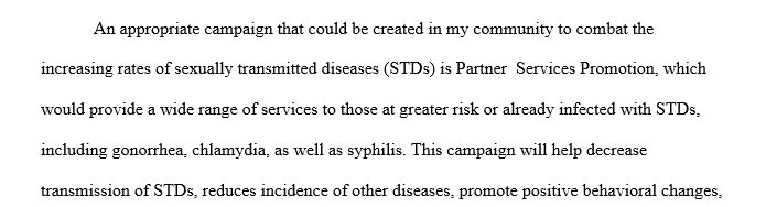 Reflection on a campaign created in your health care place of work