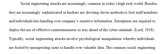 Social Engineering Attacks