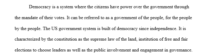 State of American democracy