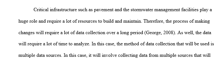 System development and critical infrastructure data collection efforts