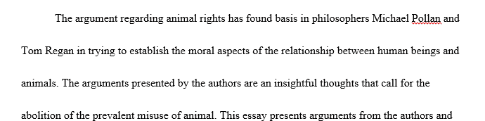 The Case for Animal Rights