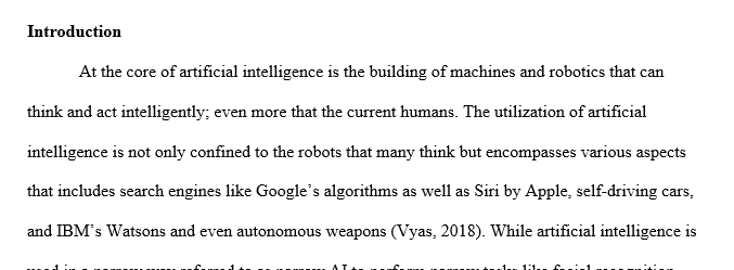 The Future of Artificial Intelligence