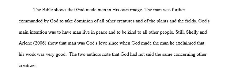 The four parts of the Christian biblical narrative