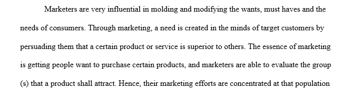 The power of marketing