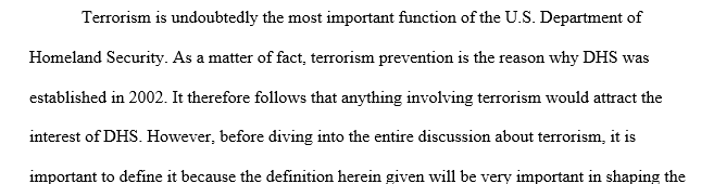 The war on terrorism