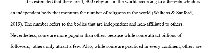 The world’s religions
