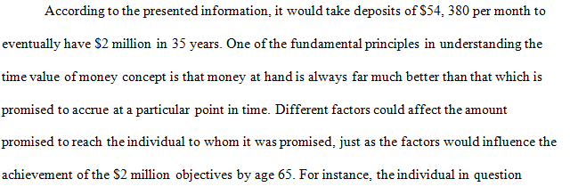Time Value of Money Responses