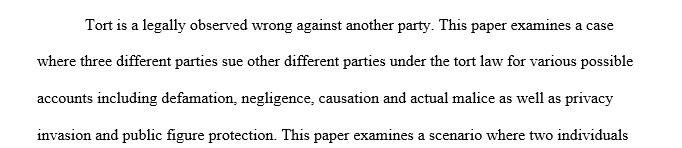 Tort Theories