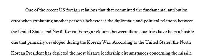 U.S. Foreign Relations