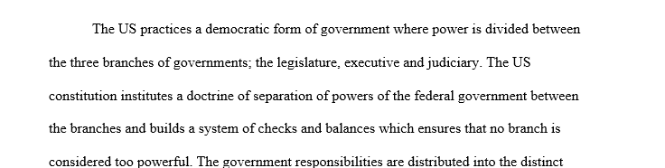 U.S. political system
