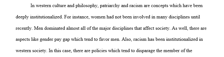 Western philosophy and culture