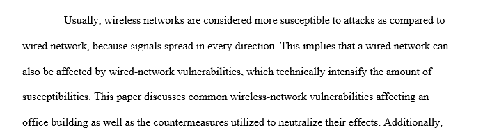 Wireless network vulnerabilities