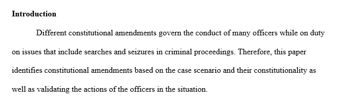 Analyze the validity and constitutionality 