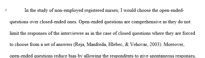 Conduct a statewide study of the work plans and intentions of non-employed registered nurses