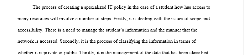 Create a step-by-step IT security policy for handling user accounts