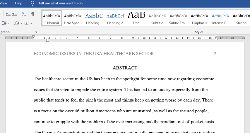 Current and Future Economic Issues Impacting Healthcare Sector