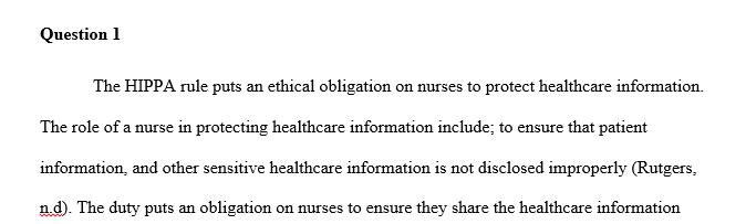 Describe the role of information management nursing practice
