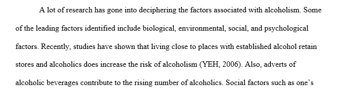 Effective method for alcoholism treatment