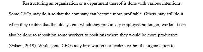 Explaining Management Decisions