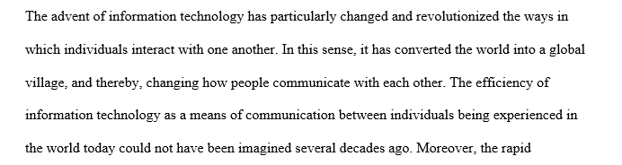 Freedom of speech related to information technology