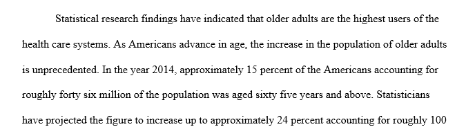 How do the primary care needs of older adults differ
