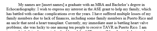 How to write an essay to win an academic grant