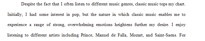 Musical Background