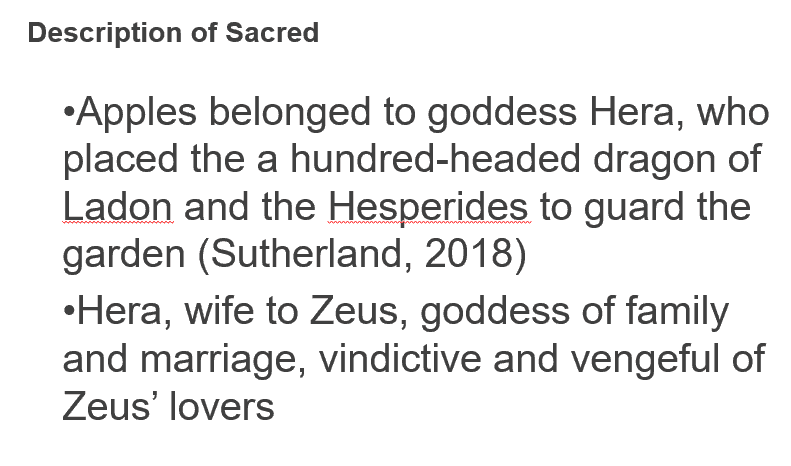 Prepare a presentation about a sacred place in mythology