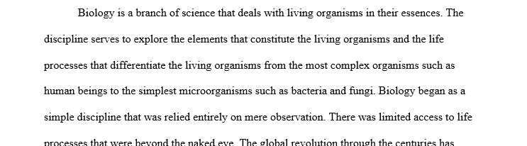 Significance of Major Discoveries in Modern Biology