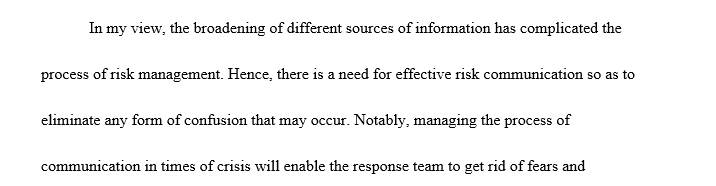 The risk communication strategy that was used by the Center