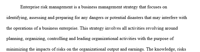  Theories of Enterprise and Risk Management