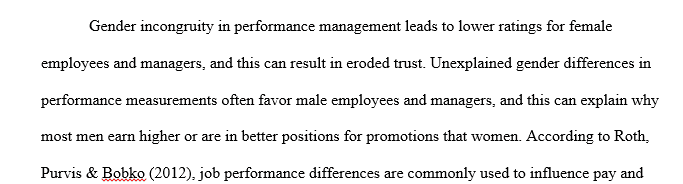 Types of selection measures and performance management practices
