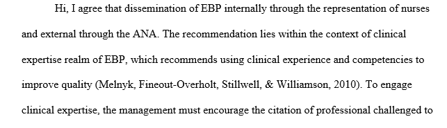 What are the consequences of the evidence for patients or clients