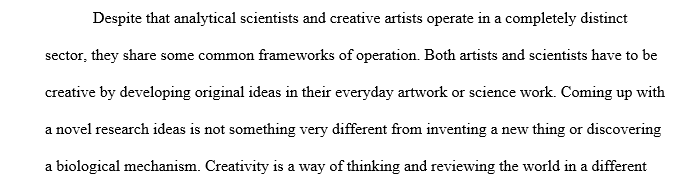 What do art and science have in common
