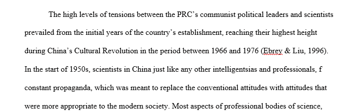 What were the tensions between “Red” and “Expert” in the PRC