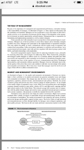 Describe market and non market strategies