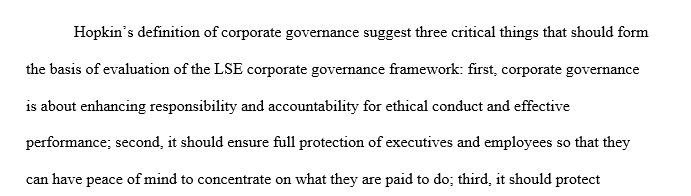 Accountability and responsibility for efficient and effective performance and ethical behavior