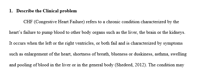 African Americans with Congestive Heart Failure (CHF)