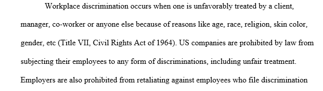Analyze and explain the discrimination complaint and civil litigation process