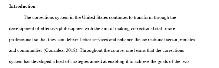 Apply leadership decision-making skills in a correctional administration environment