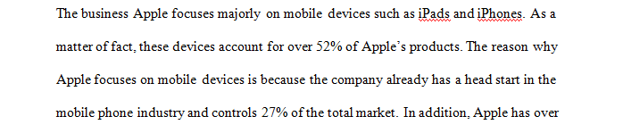1.	Compare the business models and areas of strength of Apple, Google, and Microsoft Apple