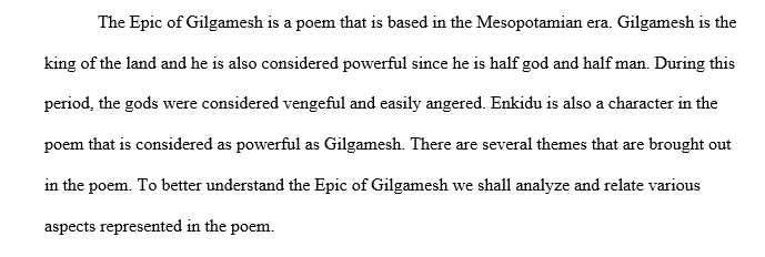 Describe the friendship between Gilgamesh and Enkidu
