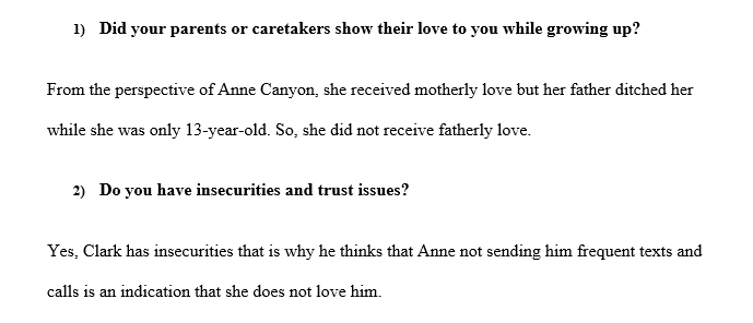 Develop 20 questions that couples should ask each other prior to marriage or partnership